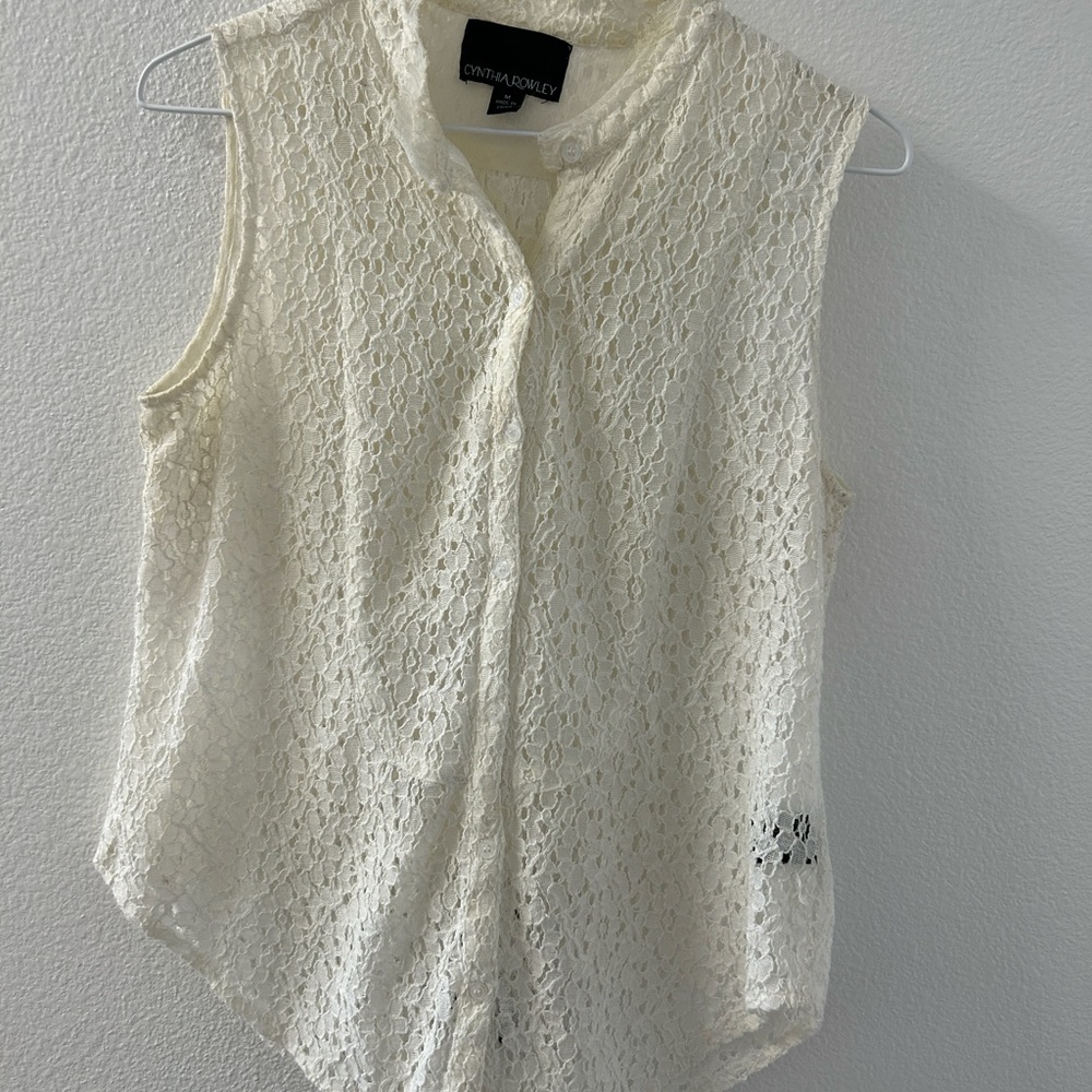 Cynthia Rowley Lace Blouse